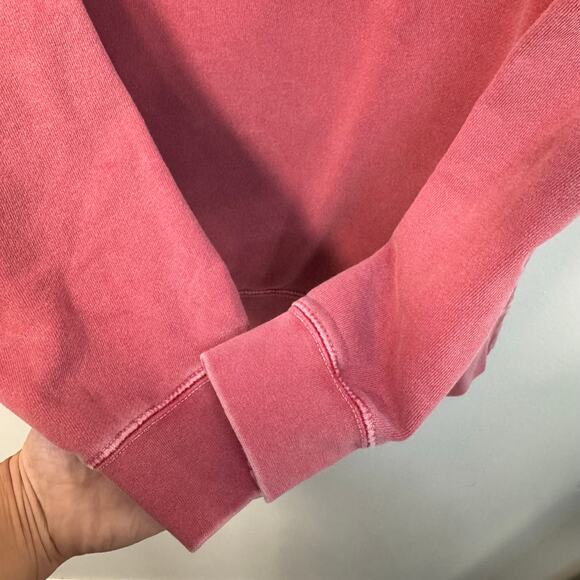 Delta Zeta Sweatshirt Comfort Colors Size Large Washed Red Pink Crewneck - Picture 5 of 12